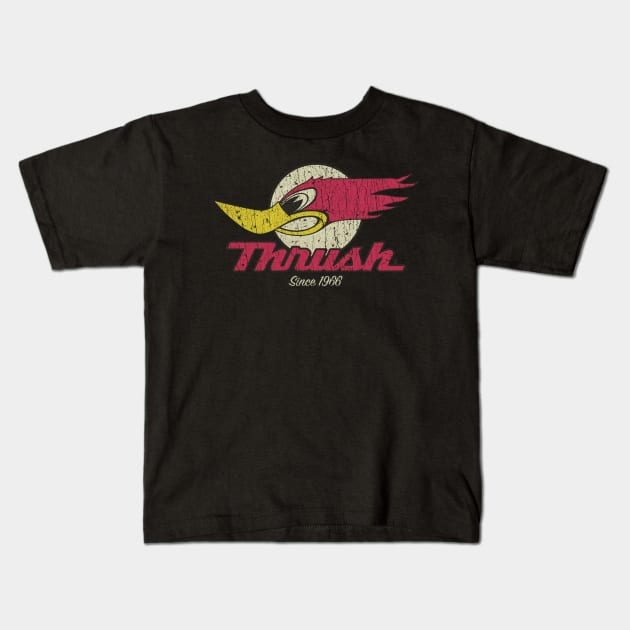 Hot Rod Chicken 1966 Kids T-Shirt by JCD666